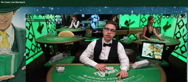 Mr. Green Live Blackjack