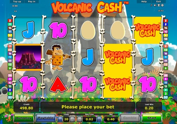 Volcanic Cash Slot